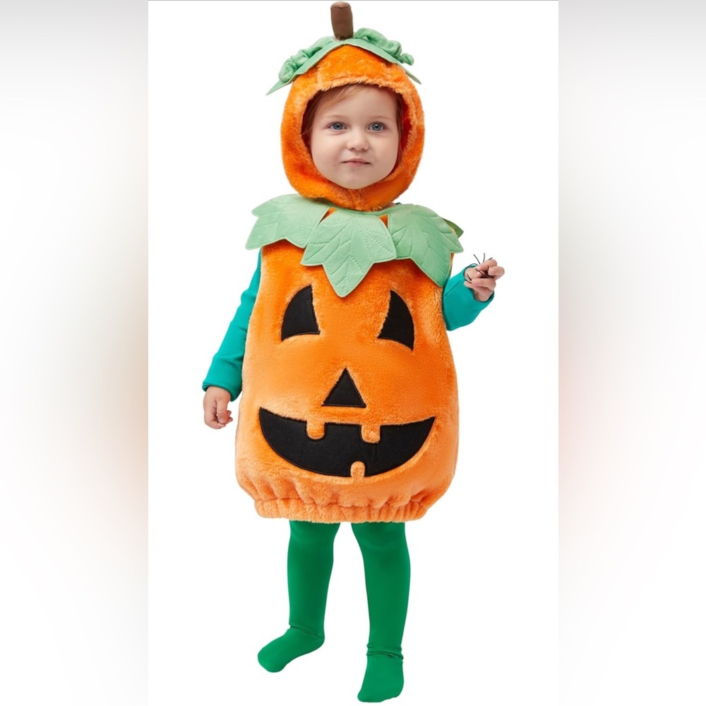 Spooktacular Creations Halloween Baby Pumpkin Costume size 6-12 months